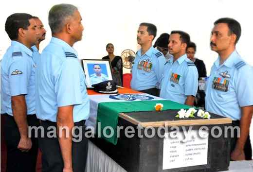 Wing Commander Darryl Castelino funeral